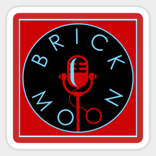 Brick Moon T-Shirt Sticker